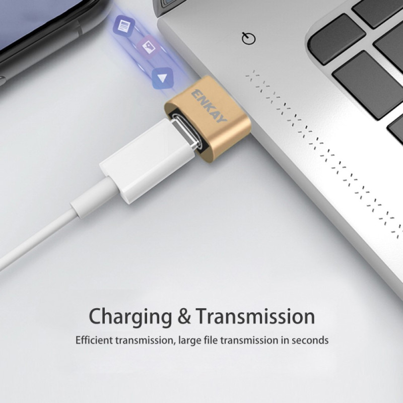 Mini USB-C mannelijke en vrouwelijke adapter