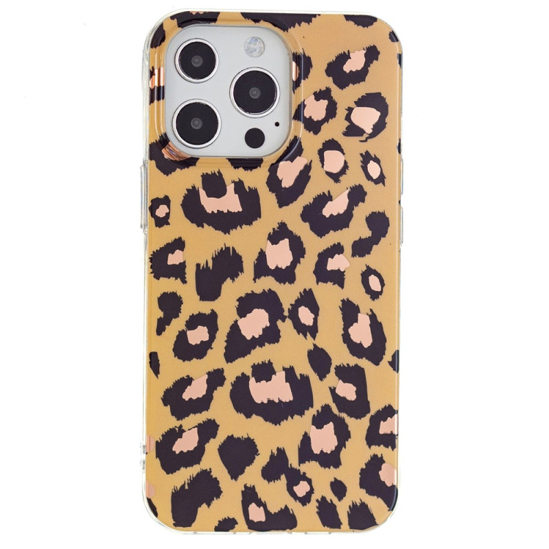 Luipaardpatroon iPhone 15 Pro hoesje