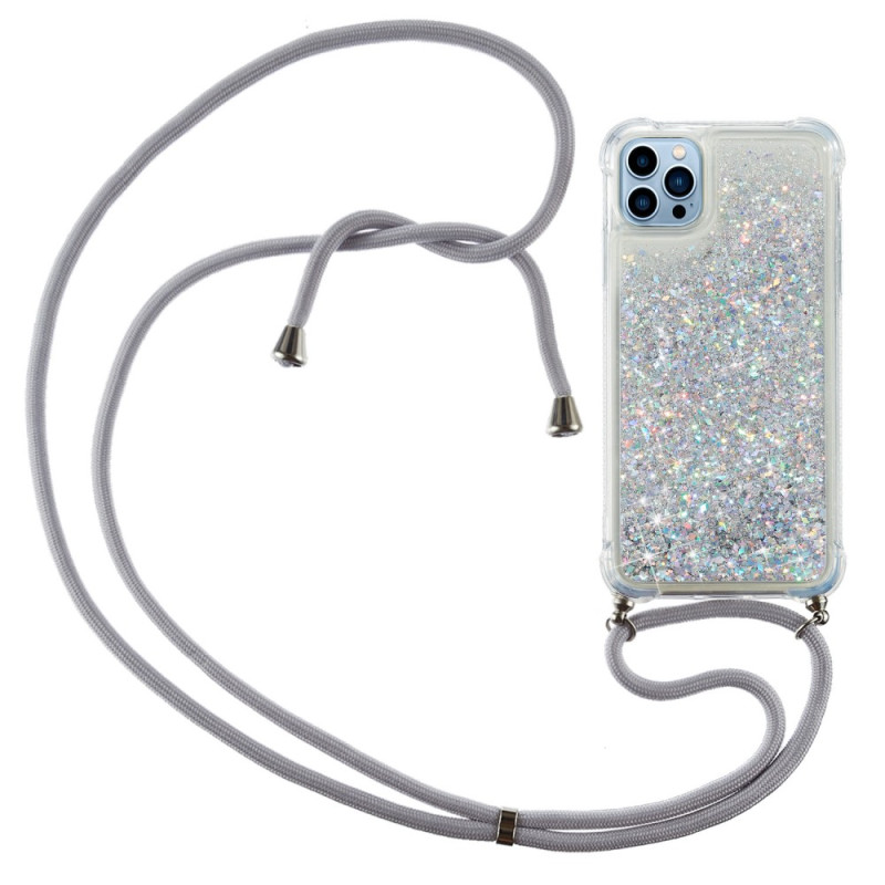 iPhone 15 Pro glittersnoerhoesje