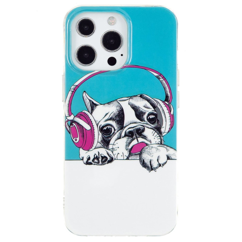 Hoesje iPhone 15 Pro Max Fluorescerende Hond