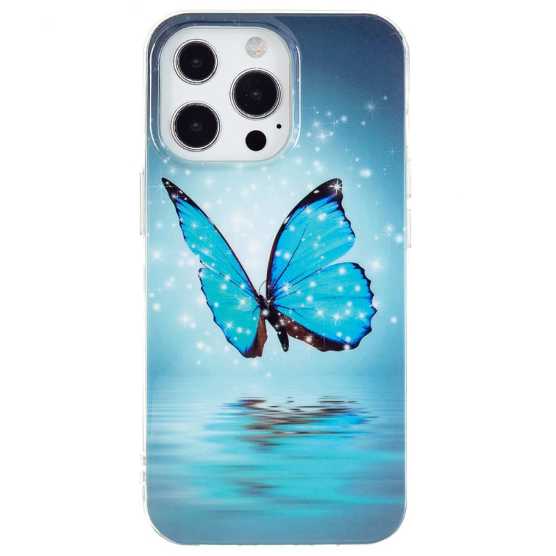Hoesje iPhone 15 Pro Max Fluorescerende Vlinders