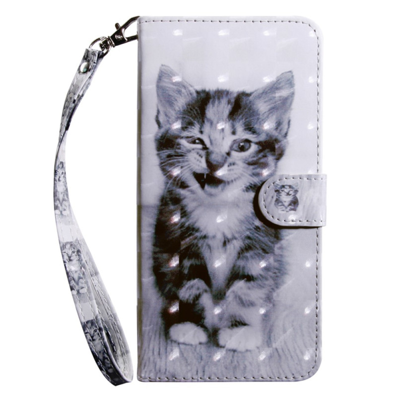 Hoesje iPhone 15 Pro Max Kitten met Koord
pje