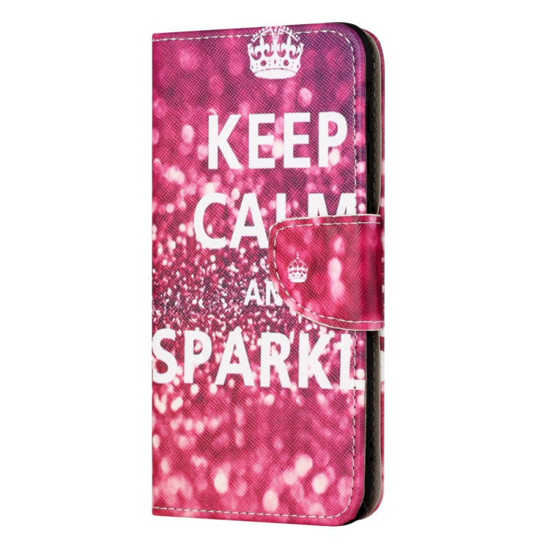 Hoesje iPhone 15 Plus Keep Calm and Sparkle