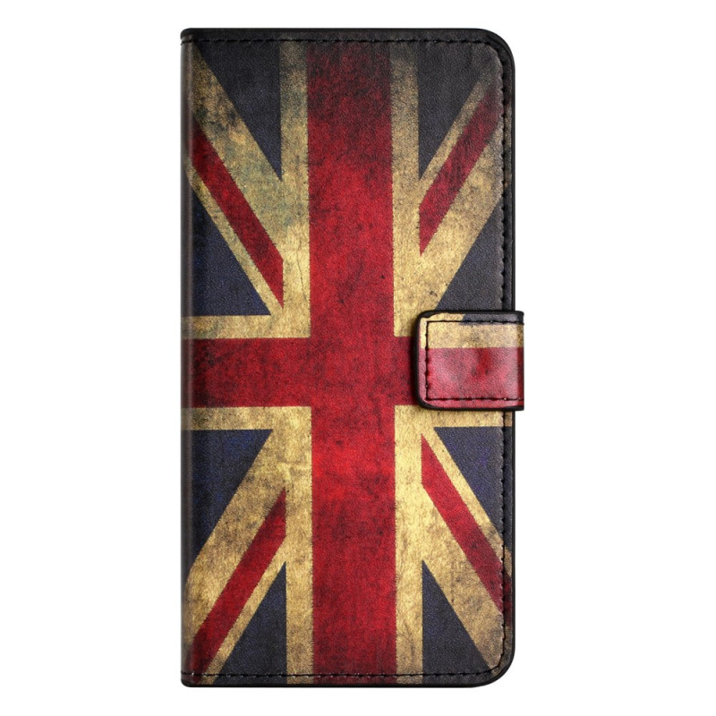 iPhone 15 Plus hoesje Vintage Engelse vlag