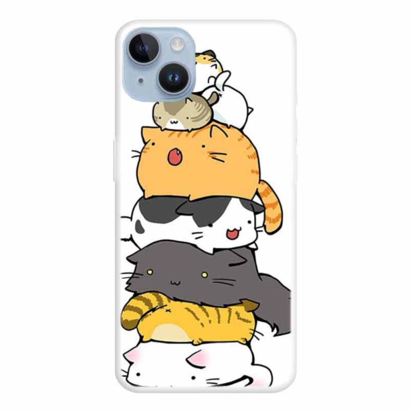 Hoesje iPhone 15 Plus Tas de Chats