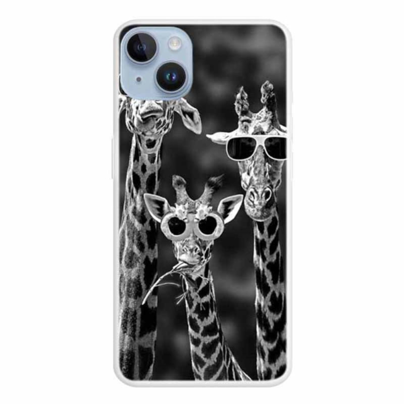 Hoesje iPhone 15 Plus Giraffen Incognito