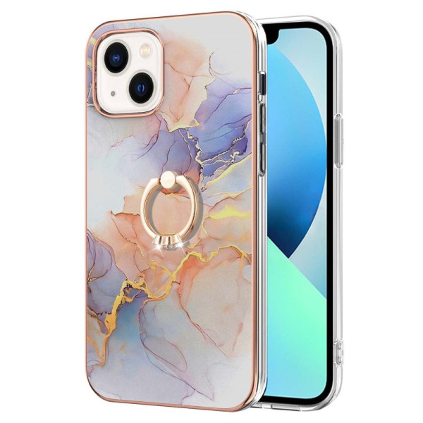 iPhone 15 Plus hoesje Marmeren ringstandaard