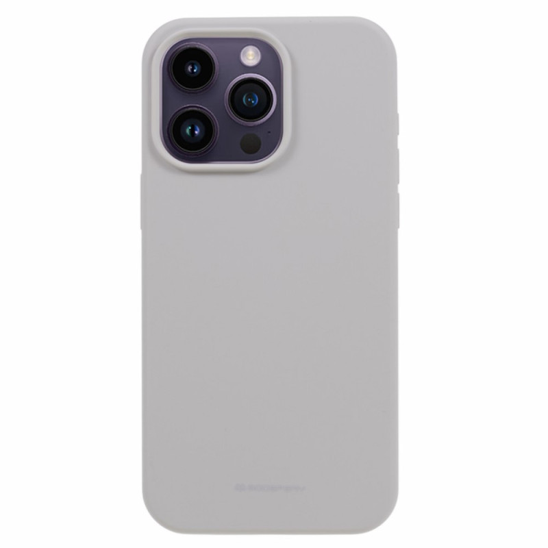 Hoesje iPhone 15 Pro Silicone Vloeibaar Kwik Goospery
