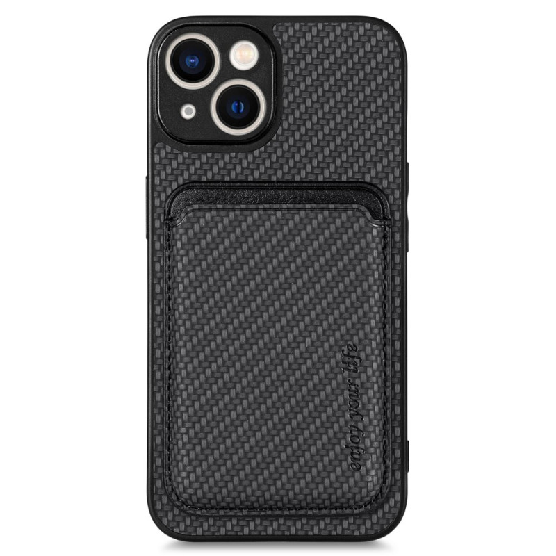 iPhone 15 Carbon Fibre Afneembare Kaarthoes