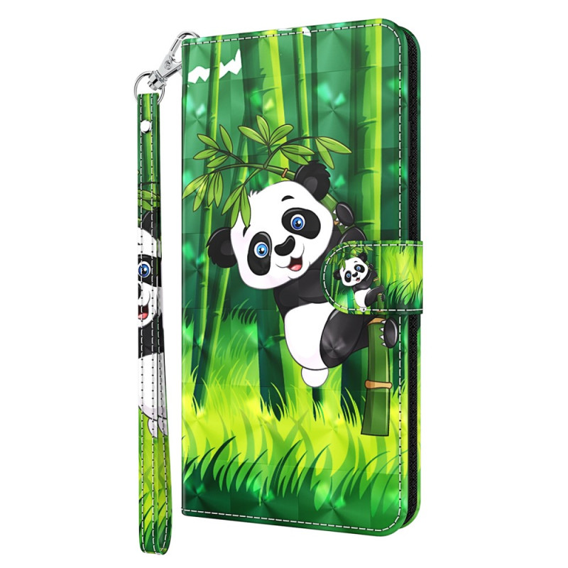 Google Pixel 8 Pro Panda Bamboe Koord
 Hoesje