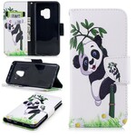 Samsung Galaxy S9 Hoesje Panda op Bamboe