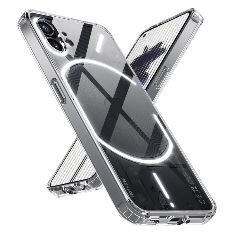 Nothing Phone
 Cover (2) Transparant Anti-aging