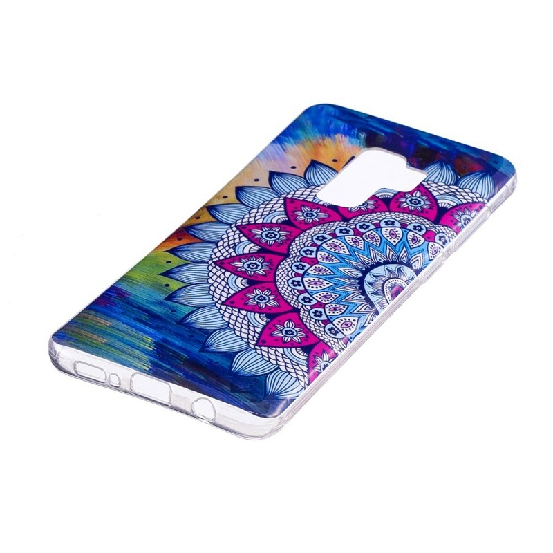 Samsung Galaxy S8 Hoesje Mandala Gekleurde Fluorescerende