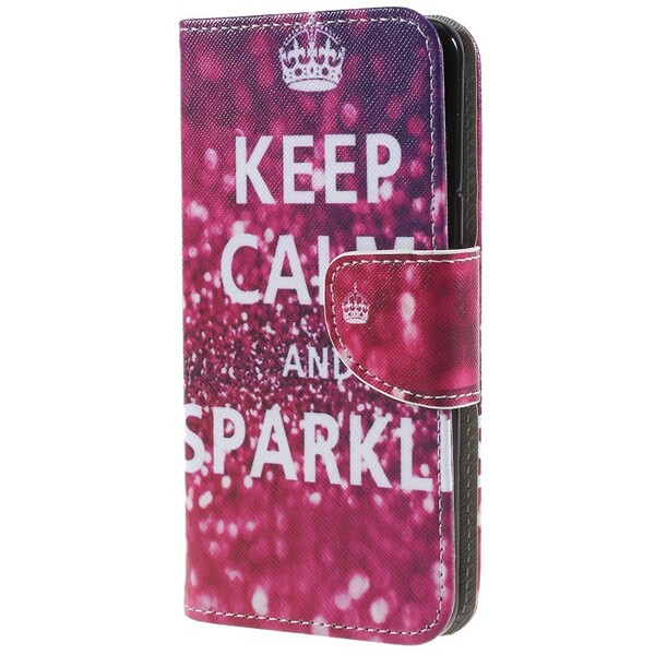 Samsung Galaxy S9 Case Keep Calm and Sparkle