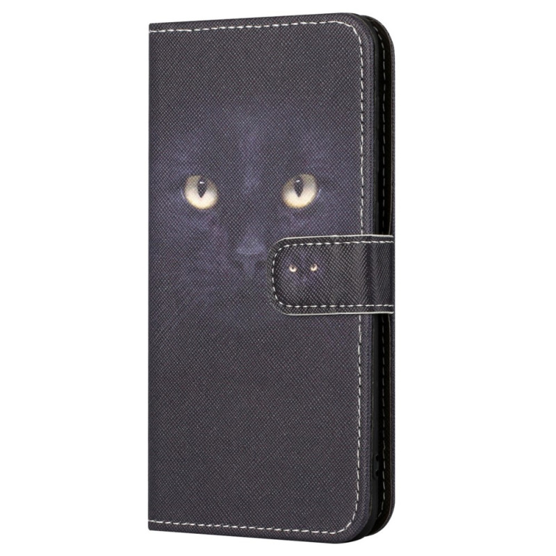 Samsung Galaxy S23 FE Zwart Cat Strap Hoesje