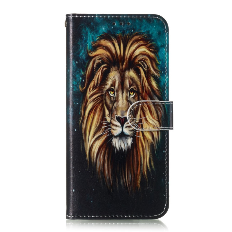 Samsung Galaxy S23 FE leeuwen riem hoesje