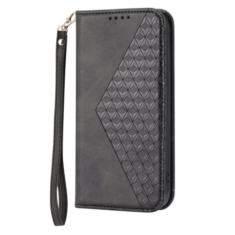 Flip cover Samsung Galaxy S23 FE sleutelkoord Cubes
