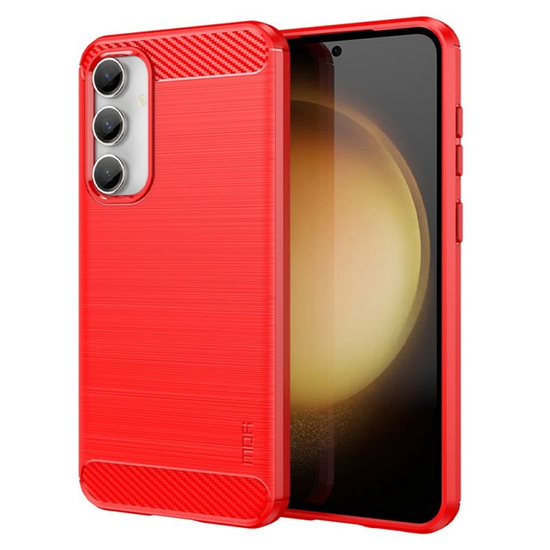 Samsung Galaxy S23 FE Geborsteld Koolstofvezel Hoesje MOFI