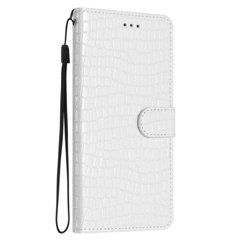 Samsung Galaxy S23 FE hoesje met krokodillenmotief en riem