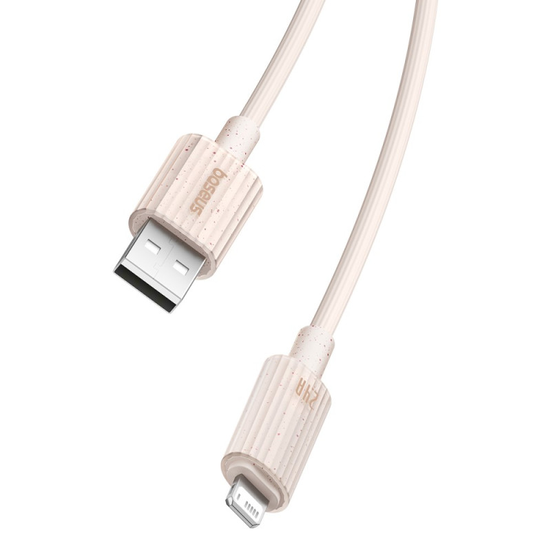 BASEUS biologisch afbreekbare oplaadkabel USB naar Lightning-aansluitingen