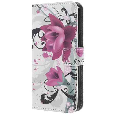 Samsung Galaxy S9 Hoesje Vlinders en Bloemen