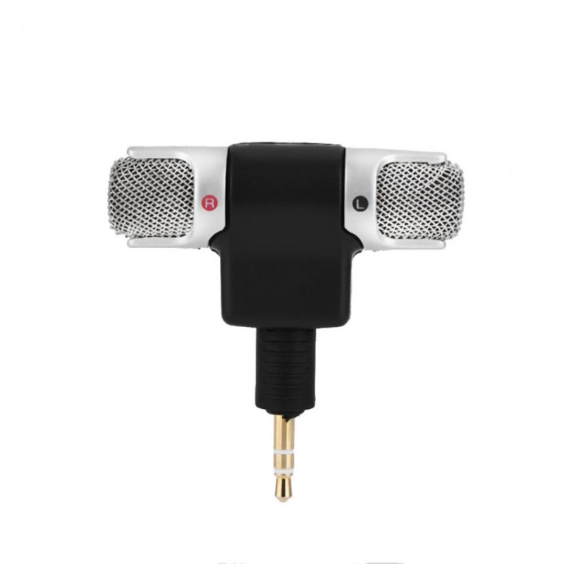 Mini Draagbare Microfoon met 3,5 mm Stereohoofdtelefoon voor Computer