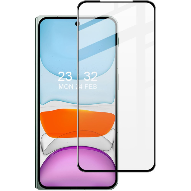 Zwarte Contour Gehard Glas Screen Protector OnePlus Open/ Oppo Find N3