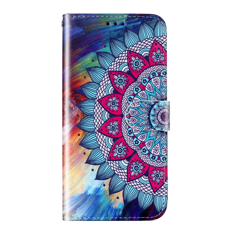 Moto G14 4G Band Mandala Bloem Hoesje