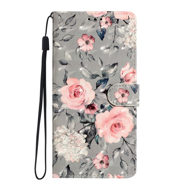 Moto G14 Hoesje Bloemenpatroon