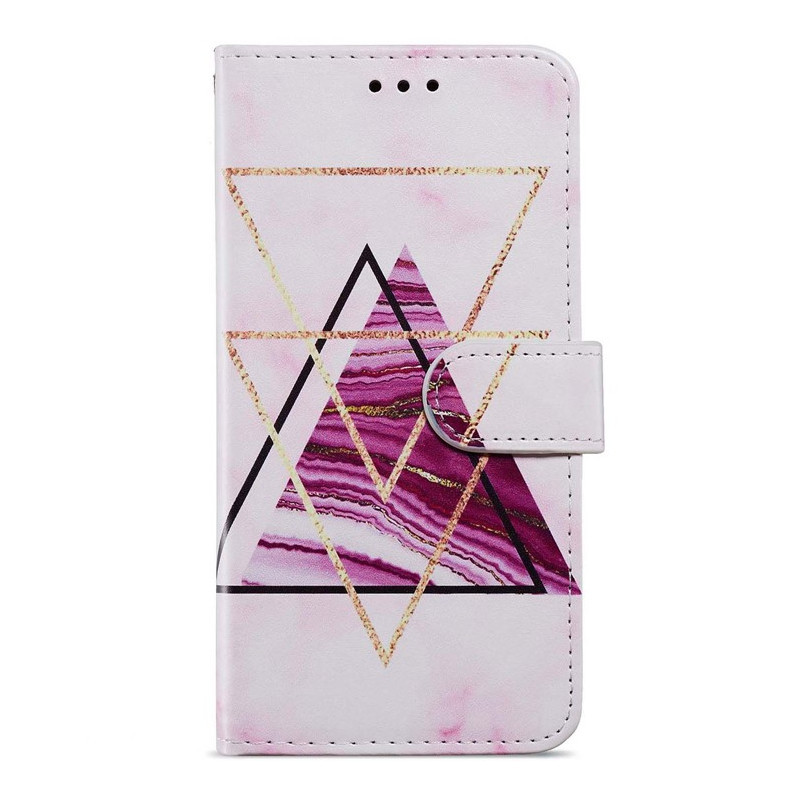 Moto G14 Marble Tricolour hoesje