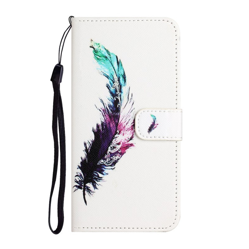 Moto G14 Feather Strap hoesje