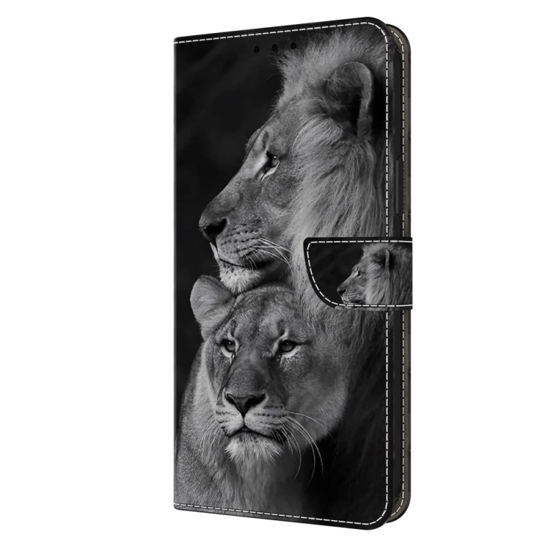 Samsung Galaxy S24 5G hoesje Paar leeuwen
