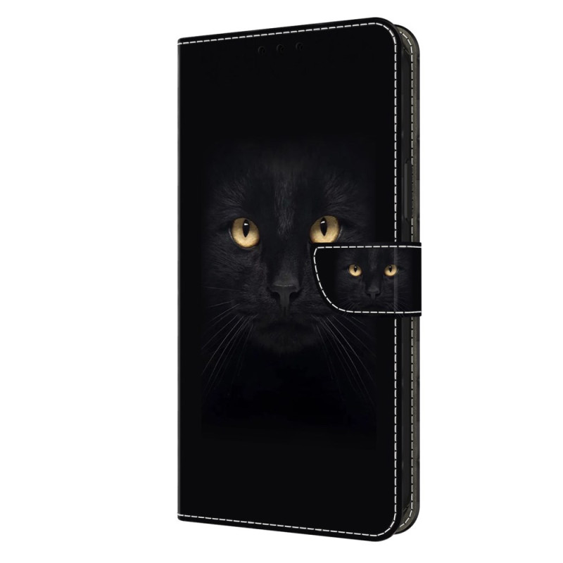 Samsung Galaxy S24 5G Etui Kattenogen Zwart