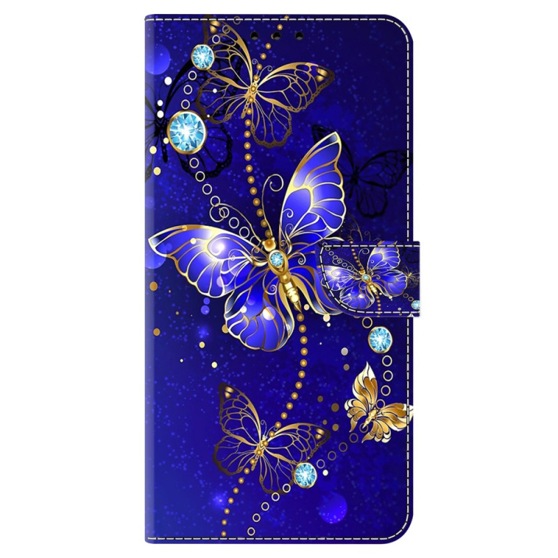 Samsung Galaxy S24 5G Hoesje Diamanten Vlinders