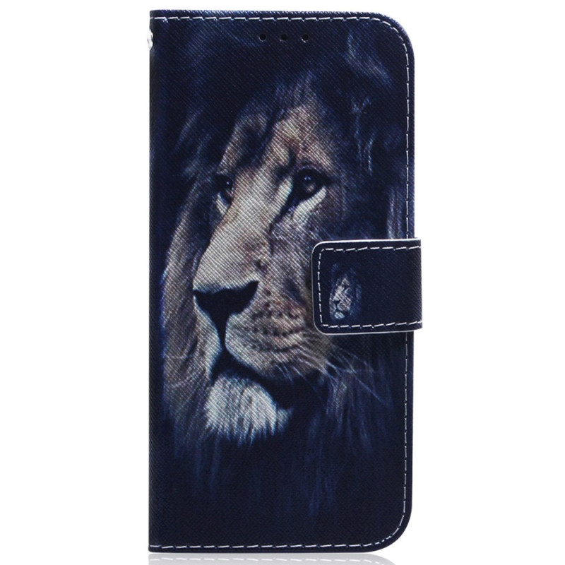 Samsung Galaxy S24 5G hoesje met dromende leeuw