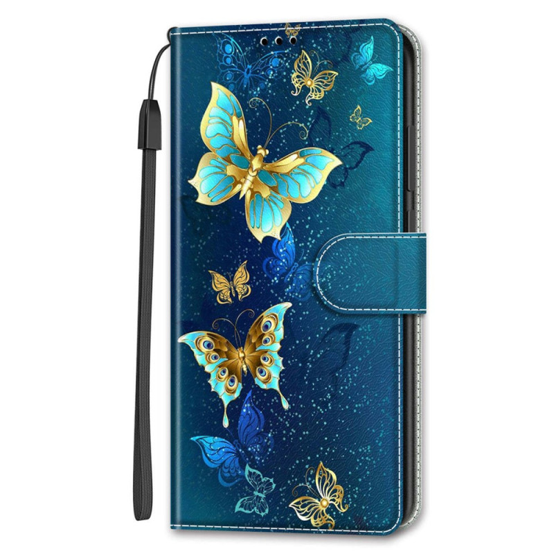 Samsung Galaxy S24 5G riemhoesje met twee vlinders