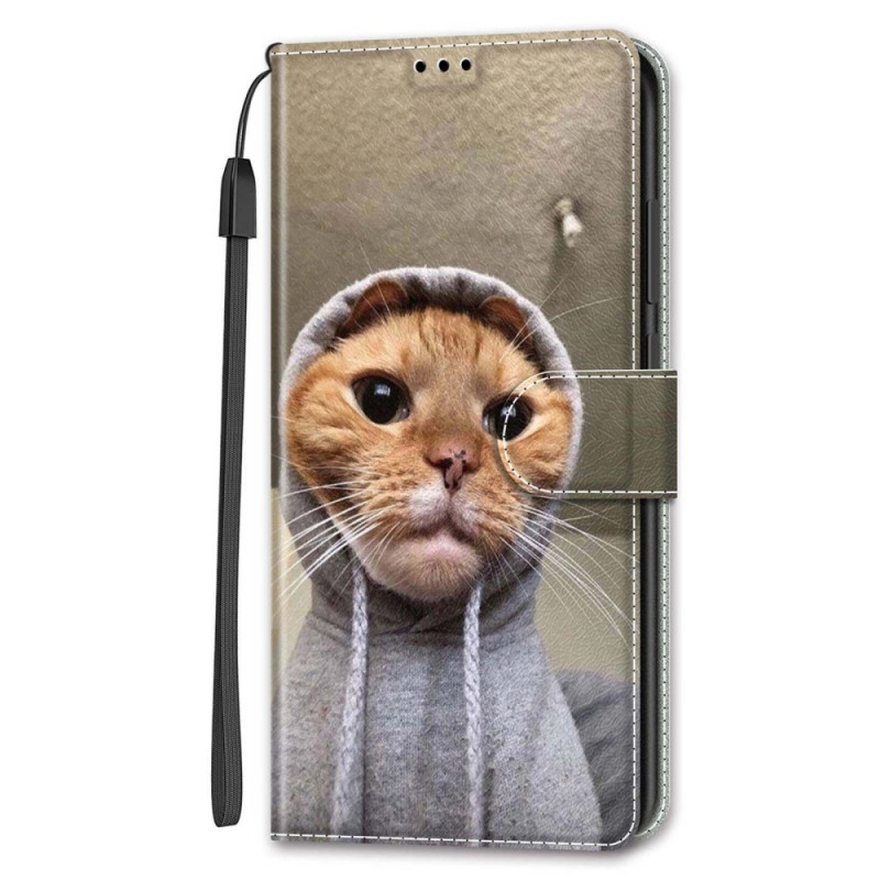Samsung Galaxy S24 5G Yo Cat hoesje met sleutelkoord