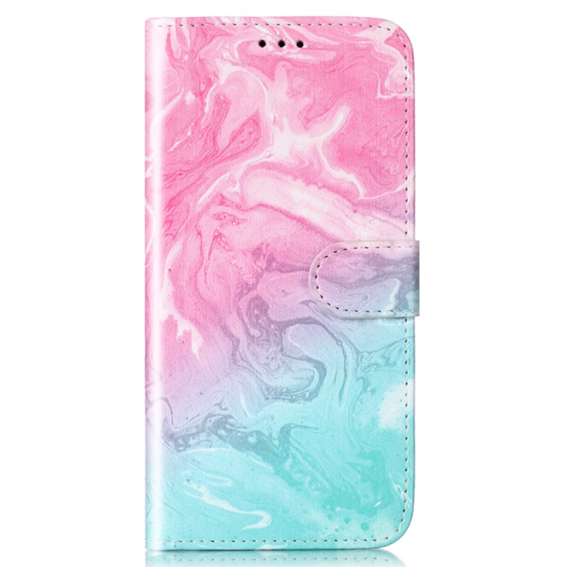 Samsung Galaxy S24 5G Etui Marmer Roze Groen