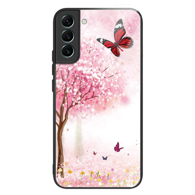 Samsung Galaxy S24 5G Gehard Glazen Hoesje Kersenbloesems