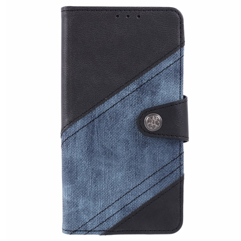 Samsung Galaxy S24 5G Jeans stijl hoesje two-tone