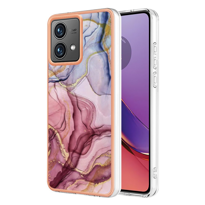 Moto G84 5G Hoesje Gemarmerd Ontwerp