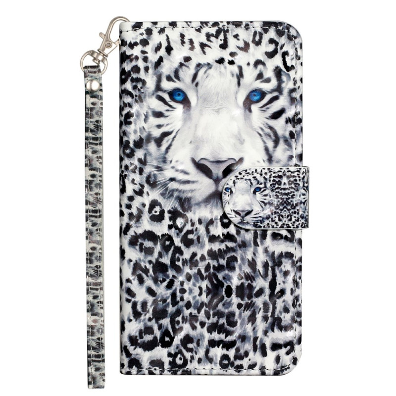 Moto G54 5G Leopard Strap Case