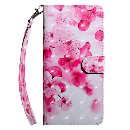Moto G54 5G Rood Bloemen...