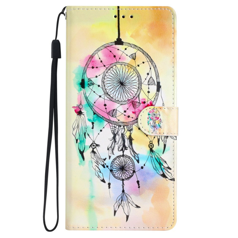 Moto G54 5G Watercolour Dream Catcher Strap Case