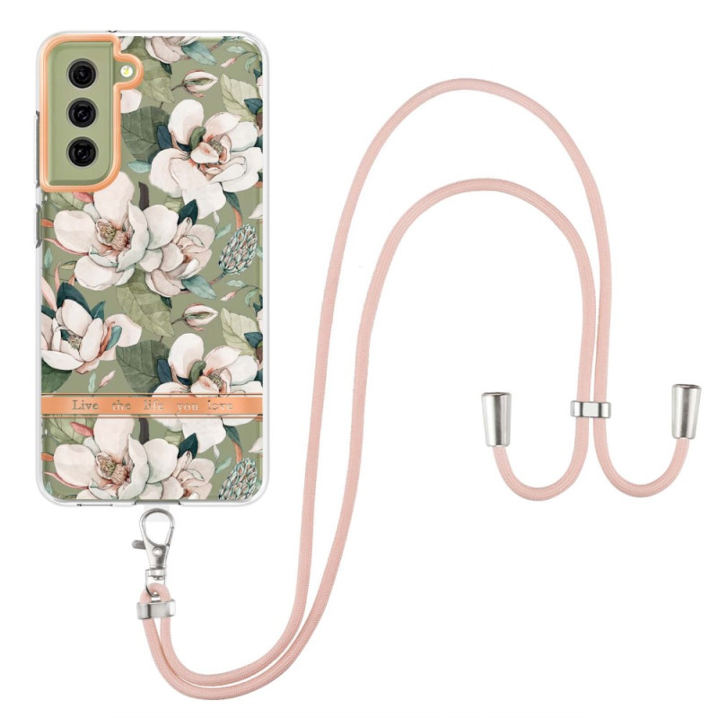 Samsung Galaxy Cover Bloemen Gekleurd Koord
