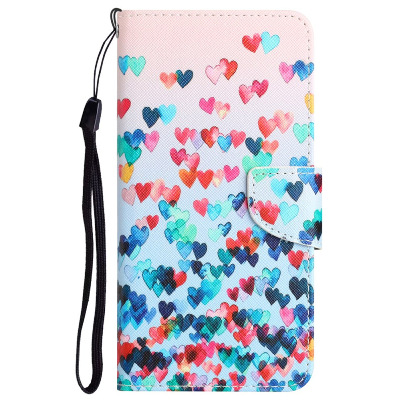 Xiaomi Redmi 13C / Poco C65 Love Hearts Strap Case