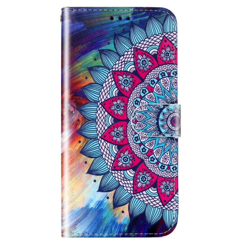 Xiaomi Redmi 13C / Poco C65 Sleutelkoord Mandala Patroon Hoesje