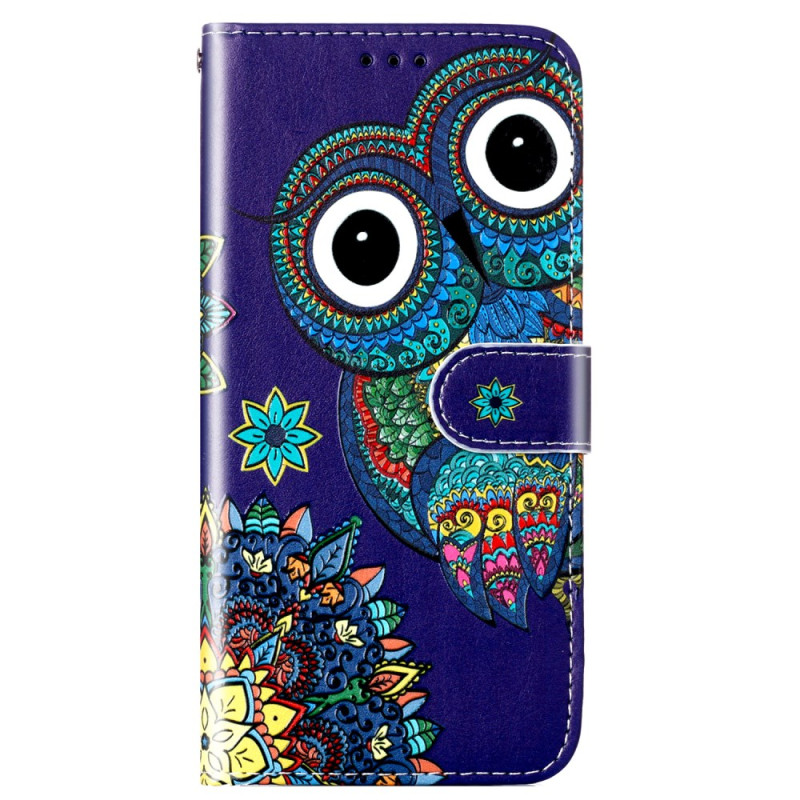 Xiaomi Redmi 13C / Poco C65 Hoesje Uil Blauw