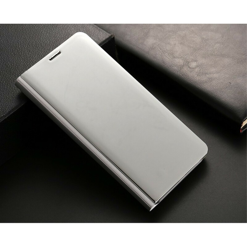 Flip cover Huawei Mate 10 Pro spiegel en leer effect