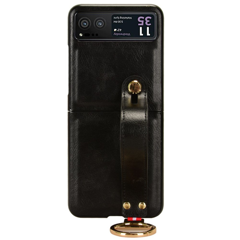 Motorola Razr 40 5G Etui met riem, ring en sleutelkoord